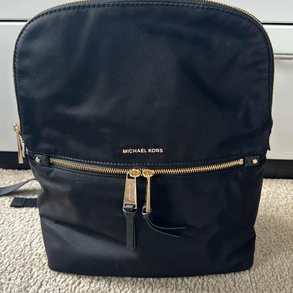 Black Michael Kors Backpack